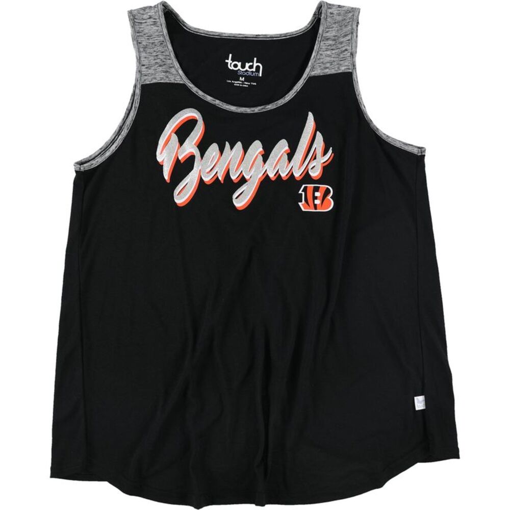 Touch Womens Bengals Tulip Back Tank Top, NWT